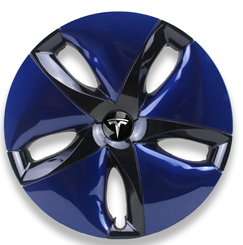 Model 3 Wheel Cover Blue / Black